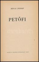 Révai József: Petőfi. Bp., 1949., Szikra. Kiadói papírkötés