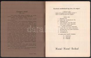 cca 1920-1930 2 db Csengery-Irka irredenta iskolai füzet, kitöltetlen, megkímélt állapotban, 24,5x19...