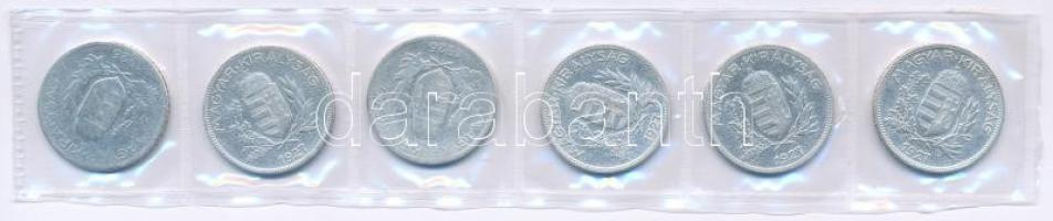 1926-1927. 1P Ag (6db) T:F
Adamo P6