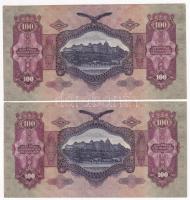 1930. 100P (2x) sorszámkövetők "E 877 031565 - E 877 031566" T:AU
Adamo P17