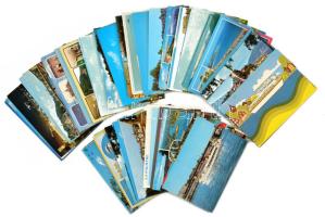 62 db MODERN hajós képeslap / 62 modern ship motive postcards