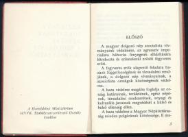 cca 1980 Katonai szolgálati szabályzat, zsebkönyv