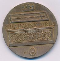 Kiss Nagy András (1930-) 1973. "Magyar Nemzetért / Királyaink Sírjai - BÁV" kétoldalas bro...