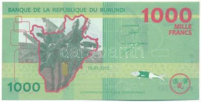 Burundi 2015. 1000Fr "BA5330848" T:UNC bankjegy kötegelő nyoma(?)
Burundi 2015. 1000 Fran...