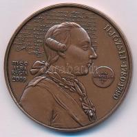 Fritz Mihály (1947-) 2009. MÉE Székesfehérvár - II. József / II. Lipót bronz emlékérem (42,5mm) T:AU