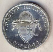 1938. 5P Ag "Szt. István" T:2