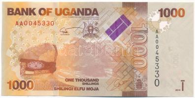 Uganda 2010. 1000Sh &quot;AA 0045330&quot; T:UNC  Uganda 2010. 1000 Shillings &quot;AA 0045330&quot; C:UNC Krause P#49a