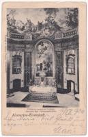 1904 Kismarton Eisenstadt; Kálvária templom belseje. Anton Pinter kiadása / interior of the Calvary church / Inneres der Calvarienkirche (EB)