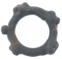 Kelták ~i. e. III-II. század Gyűrűpénz (?) bronz T:XF patina Celtic Tribes ~ BCE 3rd-2nd century bronze ring money (?) C:XF patina