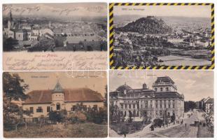 4 db RÉGI osztrák város képeslap / 4 pre-1945 Austrian town-view postcards