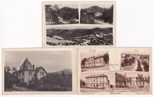 5 db főleg RÉGI magyar város képeslap vegyes minőségben / 5 mostly pre-1945 Hungarian town-view postcards in mixed quality