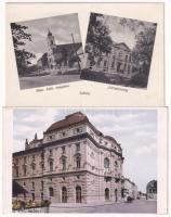 5 db főleg RÉGI magyar város képeslap vegyes minőségben / 5 mostly pre-1945 Hungarian town-view post...