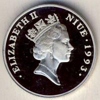Niue 1993. 20$ Ag "II. Erzsébet koronázási évfordulója" T:PP