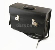 Facom Nagy méretű régi, bőr szerszámos táska, újszerű állapotban, nem használt szerszámokkal, csavar...