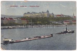 1916 Budapest I. Királyi vár, hajók (EK)