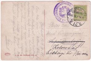 1916 Budapest I. Királyi vár, hajók (EK)