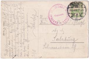 1915 Versec, Werschetz, Vrsac; Fehértemplomi út / Weisskirchner Gasse / street (EK)