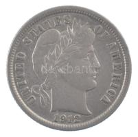 Amerikai Egyesült Államok 1912. 1d Ag "Barber" T:XF USA 1912. 1 Dime Ag "Barber"...
