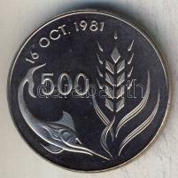 Ciprus 1981. 500M "Világélelmezési Nap" T:BU Tanúsítvánnyal!