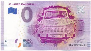 Németország 2019. 0E 30 Jahre Mauerfall szuvenír bankjegy T:UNC  Germany 2019. 0 Euro 30 Jahre Mauerfall souvenir banknote C:UNC