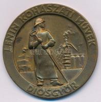 ~1970. Lenin Kohászati Művek Diósgyőr 1770 bronz emlékérem (51mm) T:AU