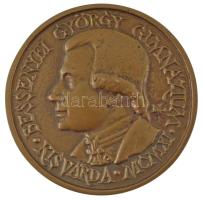 Nagy Lajos (1949-) DN Bessenyei György Gimnázium, Kisvárda 1911 bronz emlékérem (82mm) T:AU