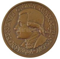 Nagy Lajos (1949-) DN "Bessenyei György Gimnázium, Kisvárda 1911" bronz emlékérem (82mm) T:AU