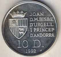 Andorra 1992. 10D Ag "Vadállatok" T:PP