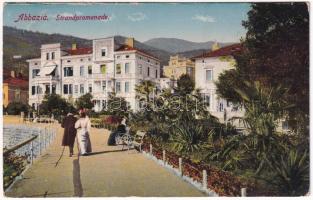 Abbazia, Opatija; Strandpromenade / beach promenade