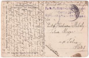 1918 Shkoder, Shkodra, Skadar, Skodra, Scutari, Skutari; Truppenlager auf dem Marktplatze. , Skutari...