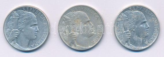 Olaszország 1950. 5L Al (3x) T:AU,XF
Italy 1950. 5 Lire Al (3x) C:AU,XF
Krause KM#89
