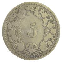 Svájc 1850BB 5r billon T:VF Switzerland 1850BB 5 Rappen billon C:VF  Krause KM#5
