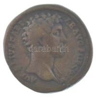 Római Birodalom / Róma / Marcus Aurelius (Antoninus Pius alatt) 145-147. Sestertius bronz (29,50g) T:F Roman Empire / Rome / Marcus Aurelius (under Antoninus Pius) 145-147. Sestertius bronze AVRELIVS CAES-AR AVG PII F COS II / HI-LA-RI-TAS - S-C (29,50g) C:F RIC III 1227