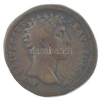 Római Birodalom / Róma / Marcus Aurelius (Antoninus Pius alatt) 145-147. Sestertius bronz (29,50g) T:F Roman Empire / Rome / Marcus Aurelius (under Antoninus Pius) 145-147. Sestertius bronze "AVRELIVS CAES-AR AVG PII F COS II / HI-LA-RI-TAS - S-C" (29,50g) C:F RIC III 1227