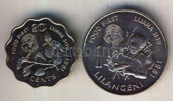 Sváziföld 1981. 20c, 1L "FAO" T:1 Tanúsítványokkal!