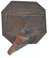 Jugoszlávia 1935. "Szabadka 1935 Június" bronz jelvény a hátoldalán "T. KRIVAK-ZAGREB...