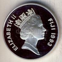 Fiji-szigetek 1993. 10$ Ag "II. Erzsébet koronázási évfordulója" T:PP