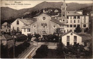 1922 Alassio, Chiesa, Scuole e Convitto Salesiano / church, schools, Salesian boarding school