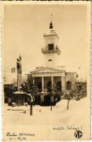 1941 Zombor, Sombor; Városháza télen / town hall in winter. Vig photo (EK)