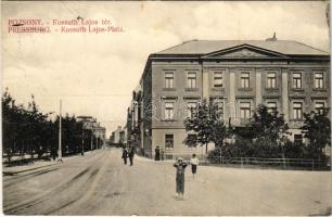 1909 Pozsony, Pressburg, Bratislava; Kossuth Lajos tér / square (EK)