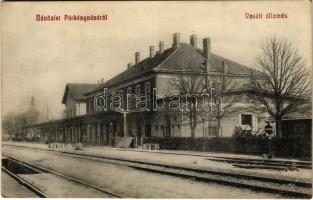 Párkánynána, Párkány-Nána, Parkan, Stúrovo; vasútállomás / railway station (EB)