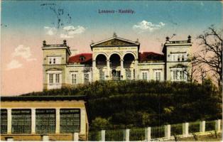 1938 Losonc, Lucenec; Prónay kastély / castle + "1938 Losonc visszatért" So. Stpl. (EK)