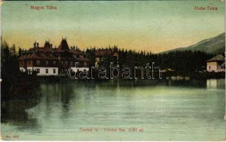 1909 Tátra, Magas-Tátra, Vysoké Tatry; Csorba-tó. Franz Pietschmann No. 1814. / Csorber-See / Strbské pleso / lake (EK)