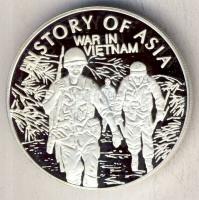 Cook-szigetek 2004. 1$ Ag "Vietnámi csata" T:PP