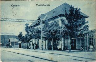 1927 Csömör, vasútállomás (EB)