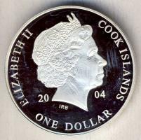 Cook-szigetek 2004. 1$ Ag "Vietnámi csata" T:PP