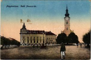 1921 Nagykanizsa, Deák Ferenc tér, templom (EK)