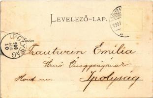 1900 Székesfehérvár, Ferenc József nőnevelde. Klökner Péter kiadása (szakadás / tear)