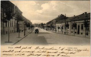 1906 Pécs, Indóház utca, vasútállomás