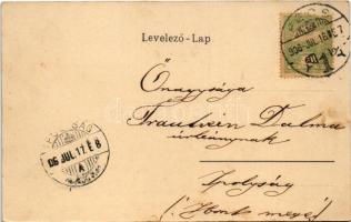 1906 Pécs, Indóház utca, vasútállomás